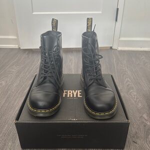 Dr. Martens Black Leather Boots
